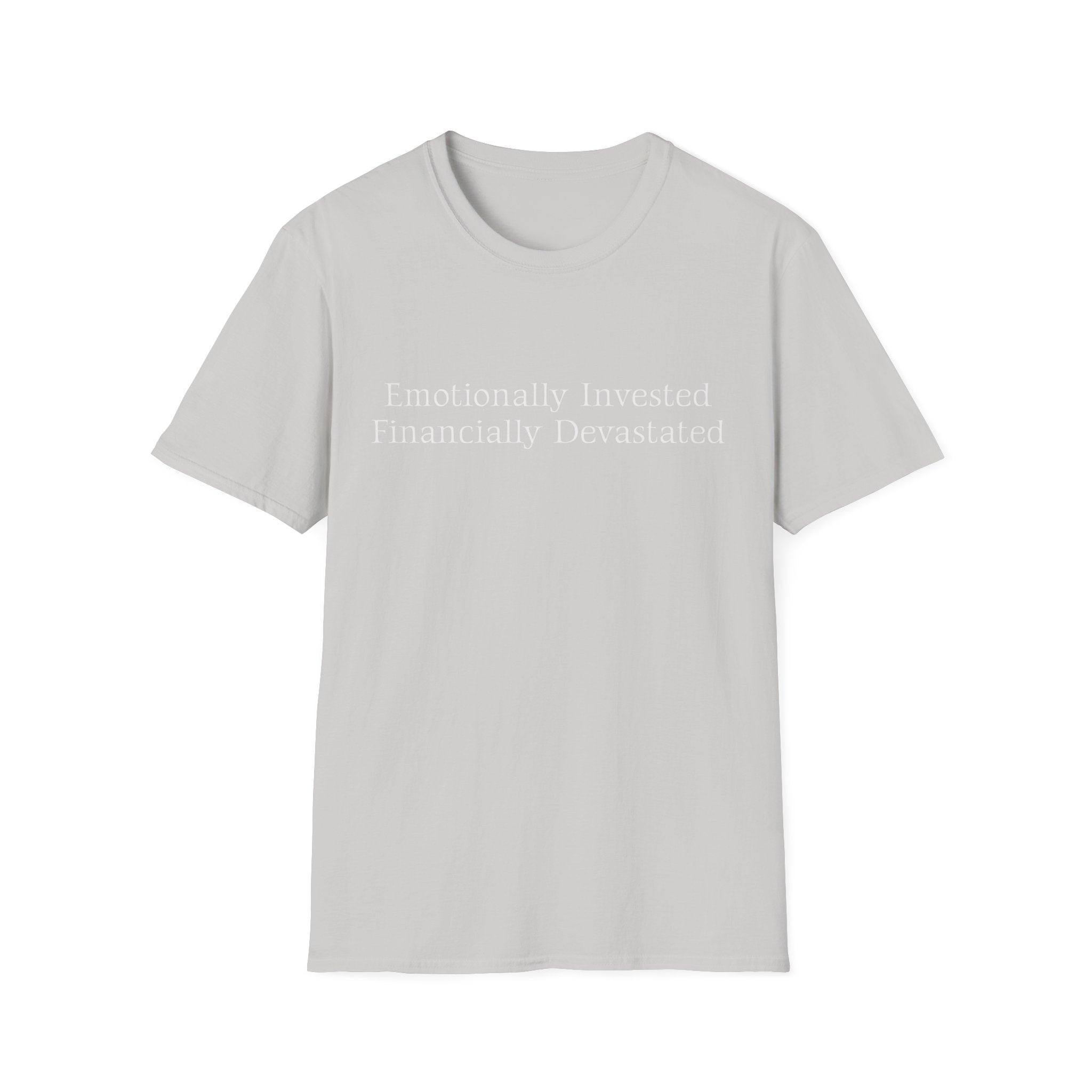 Emotionally Invested Financially Devastated Broke Cheer Dad T-Shirt | Funny Cheer Dad Tee