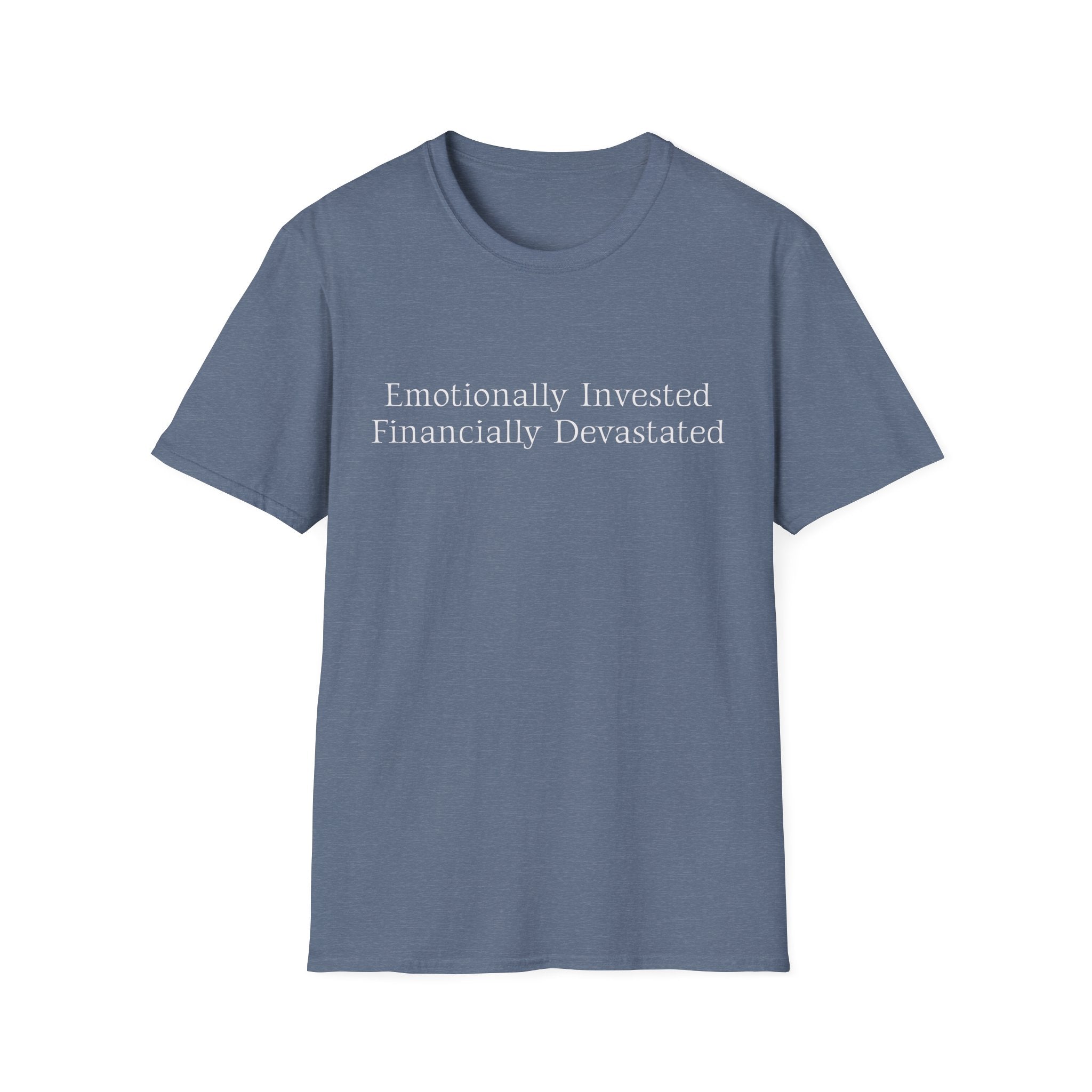 Emotionally Invested Financially Devastated Broke Cheer Dad T-Shirt | Funny Cheer Dad Tee