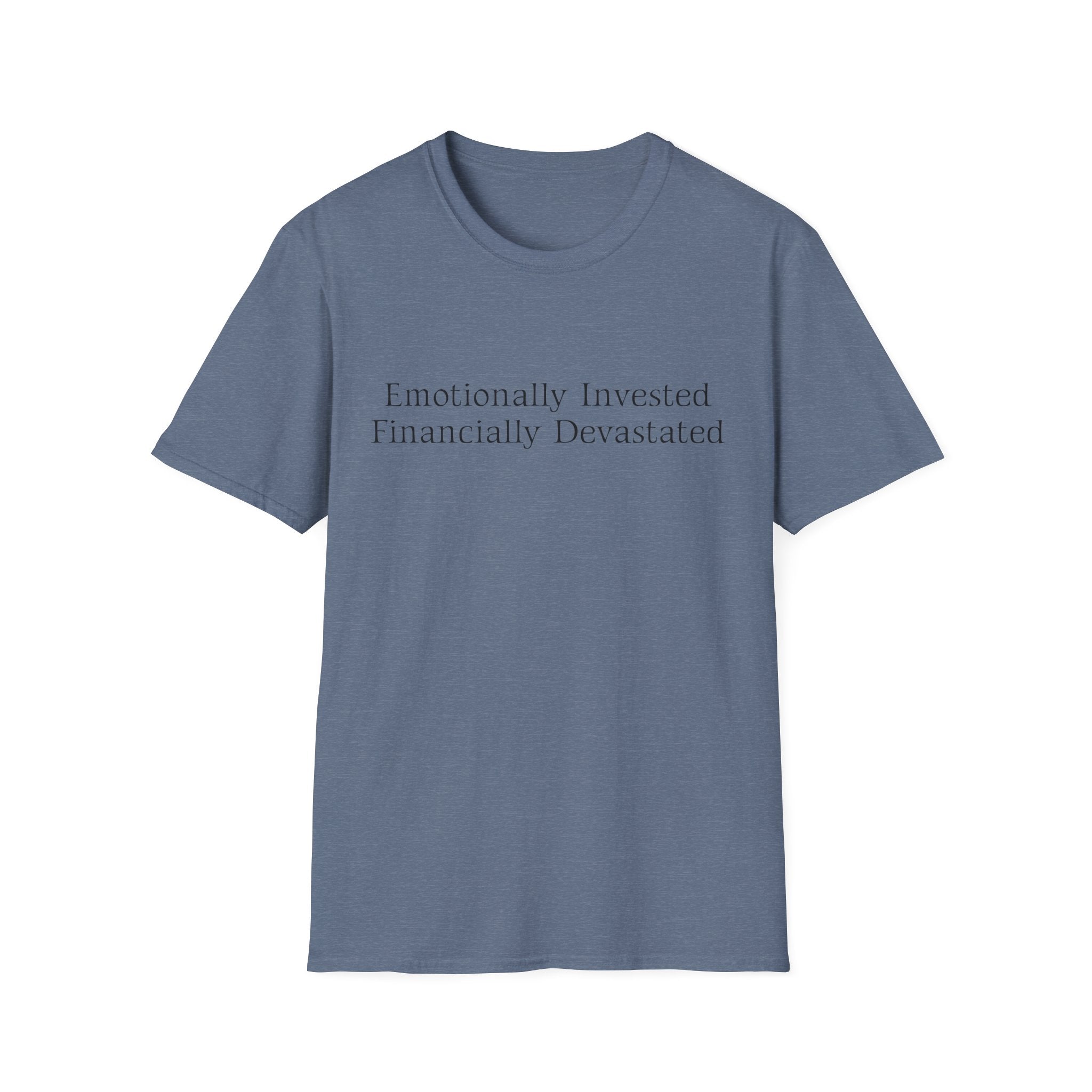 Broke Cheer Dad Emotionally Invested Financially Devastated T-Shirt | Dad Tee