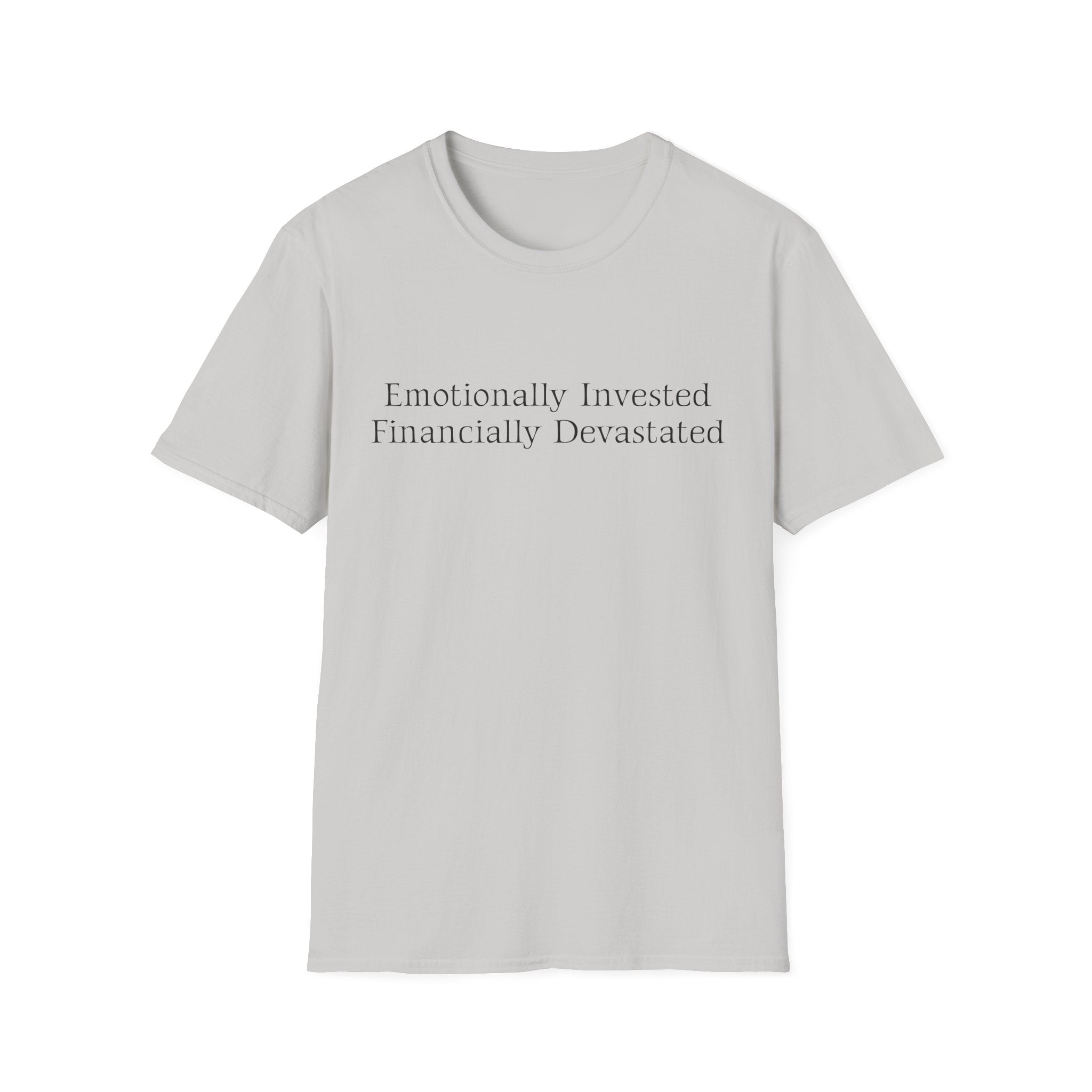 Broke Cheer Dad Emotionally Invested Financially Devastated T-Shirt | Dad Tee