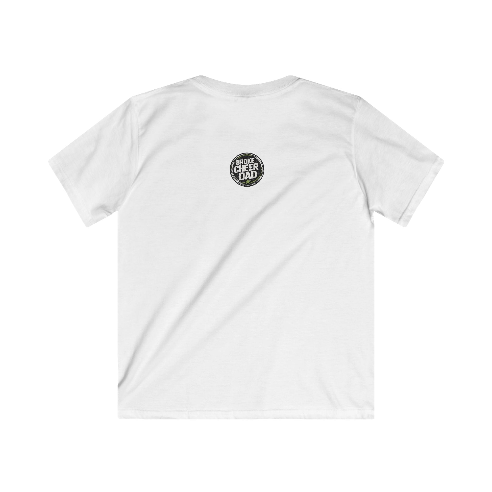Tiny Expensive Athlete Kids Tee | Minimal Text Graphic, White Youth Shirt